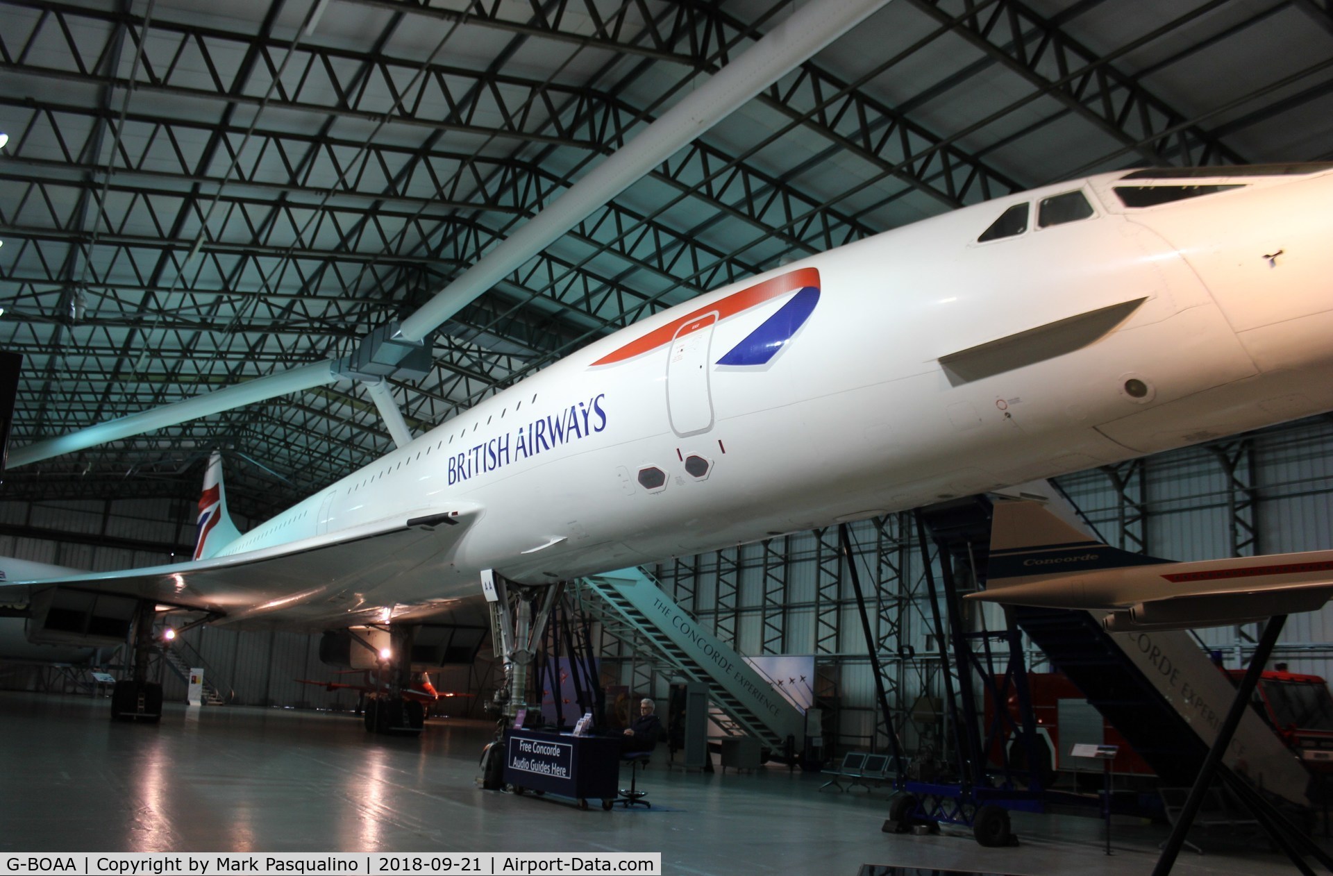 G-BOAA, 1974 Aerospatiale-BAC Concorde 1-102 C/N 100-006, Concorde 1-102 at the National Museum of Flight East Fortune Scotland