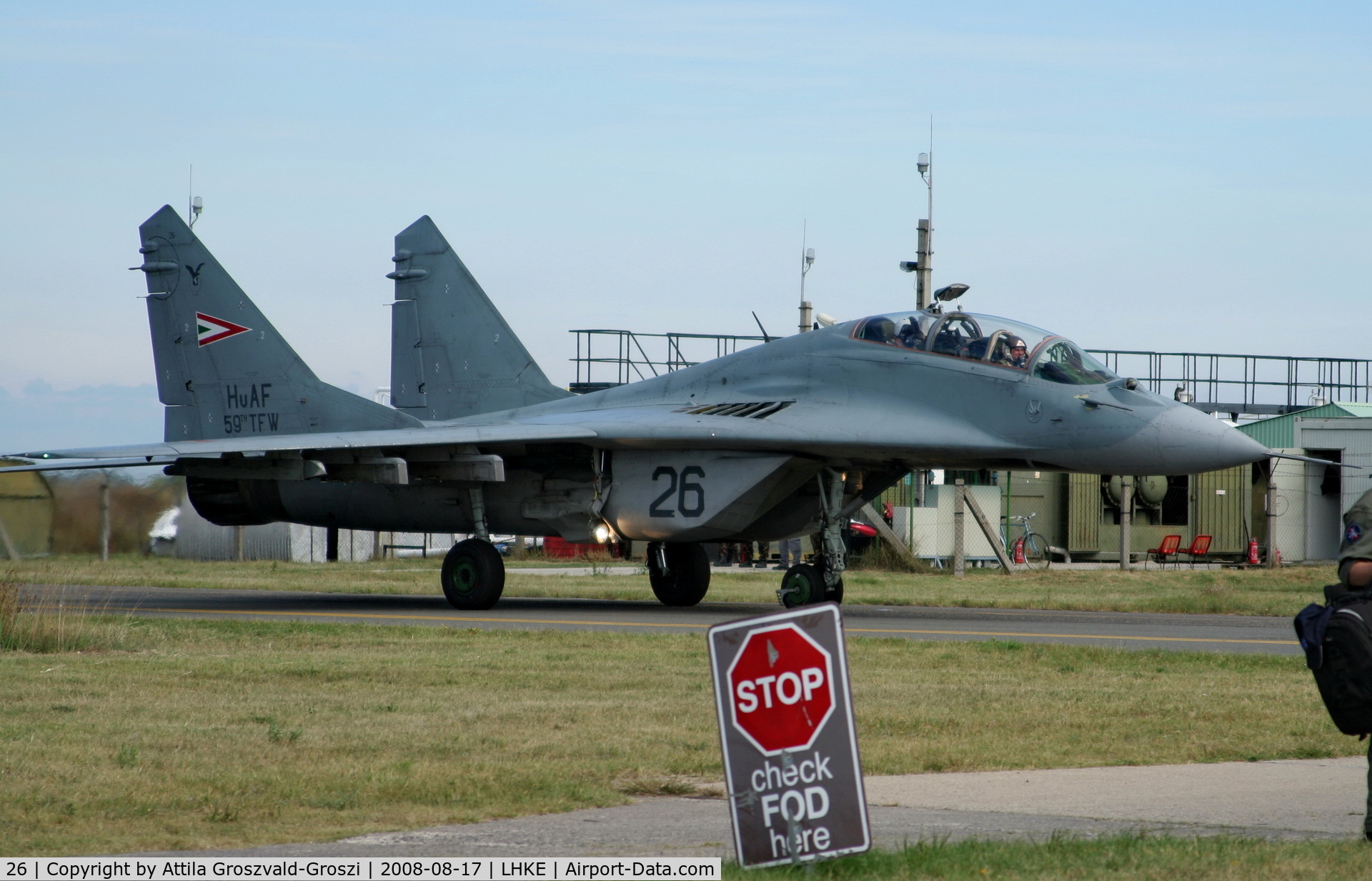 26, Mikoyan-Gurevich MiG-29UB C/N N50903027257, LHKE - Kecskemét Air Base, Hungary