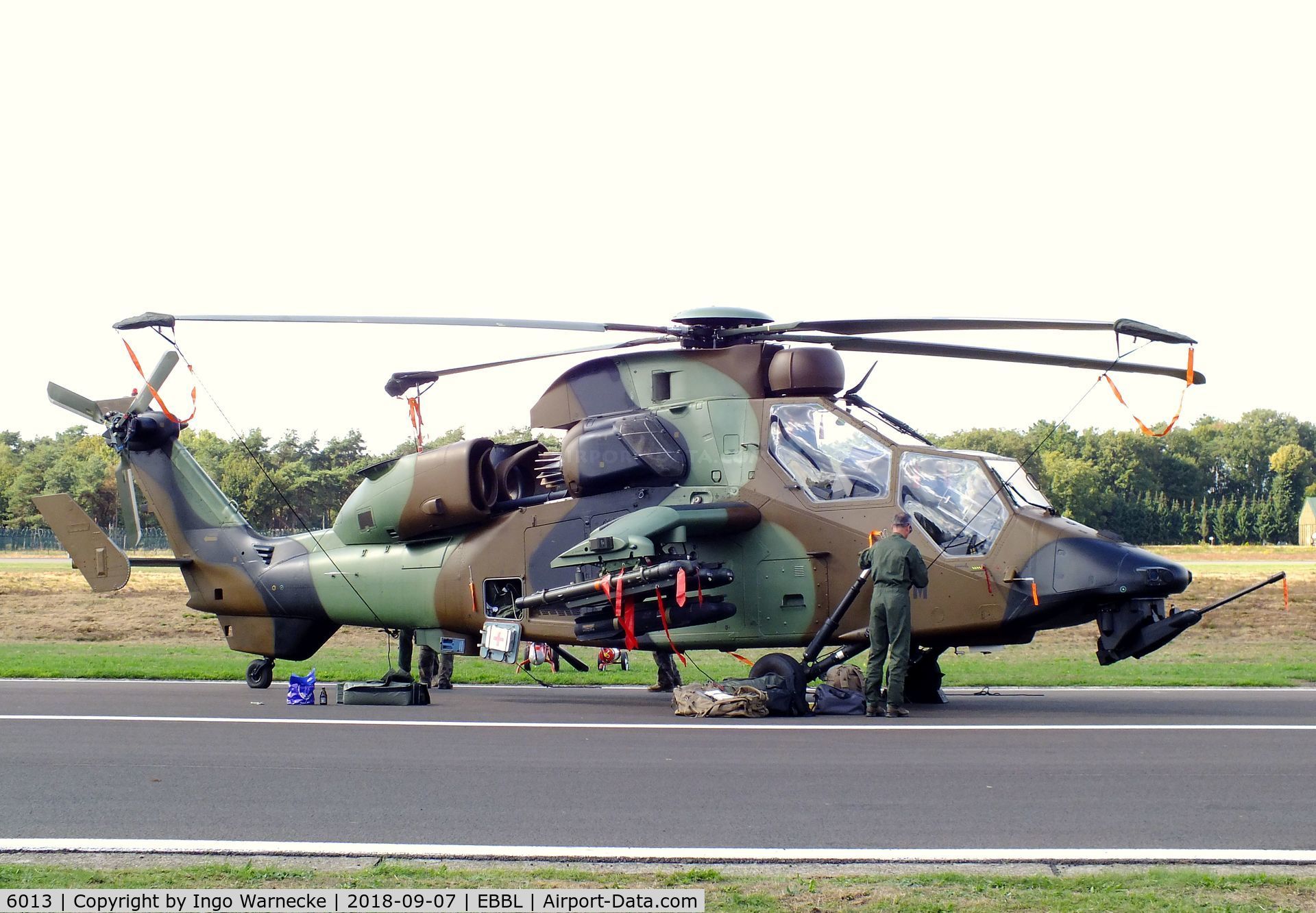 6013, Eurocopter EC-665 Tigre HAD C/N 6013, Eurocopter EC665 Tiger / Tigre HAD of the ALAT at the 2018 BAFD spotters day, Kleine Brogel airbase