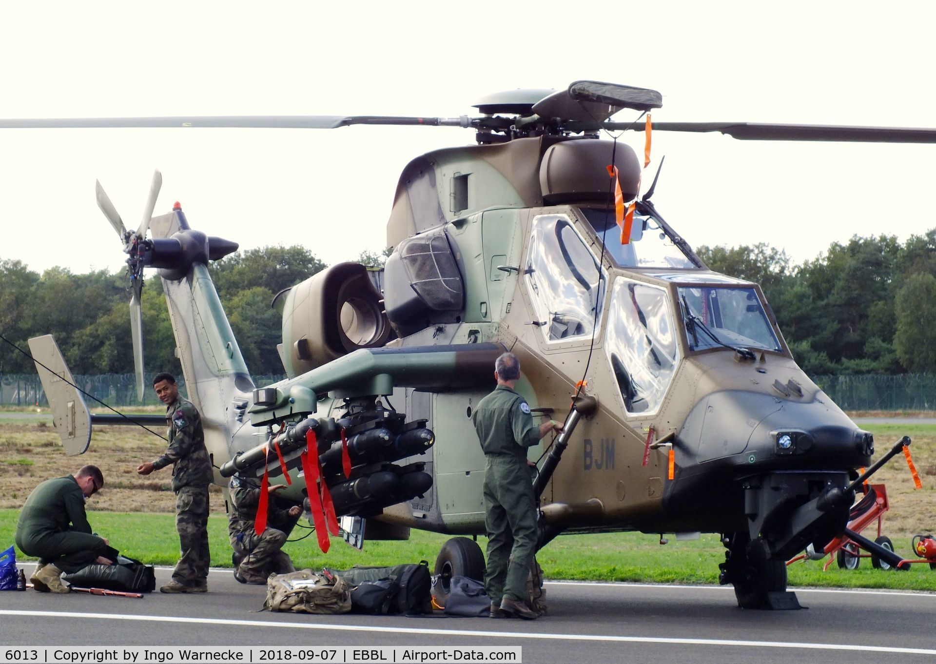 6013, Eurocopter EC-665 Tigre HAD C/N 6013, Eurocopter EC665 Tiger / Tigre HAD of the ALAT at the 2018 BAFD spotters day, Kleine Brogel airbase