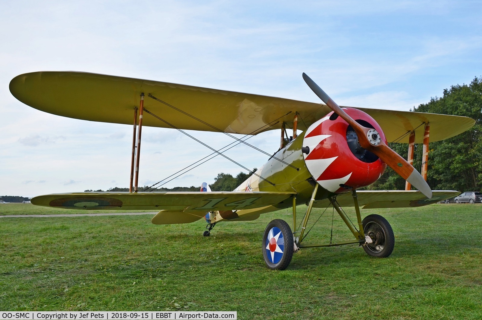 OO-SMC, Nieuport 28 C.1 Replica C/N 1192, Flying Festival at Brasschaat.