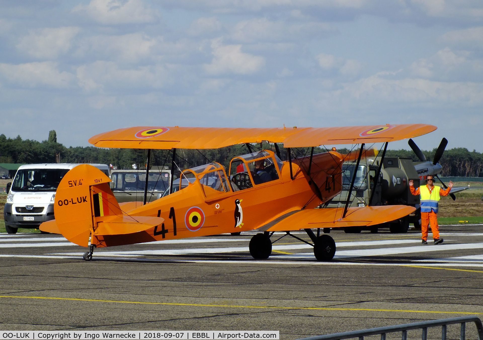 OO-LUK, Stampe-Vertongen SV-4B C/N 1183, Stampe-Vertongen SV-4B at the 2018 BAFD spotters day, Kleine Brogel airbase