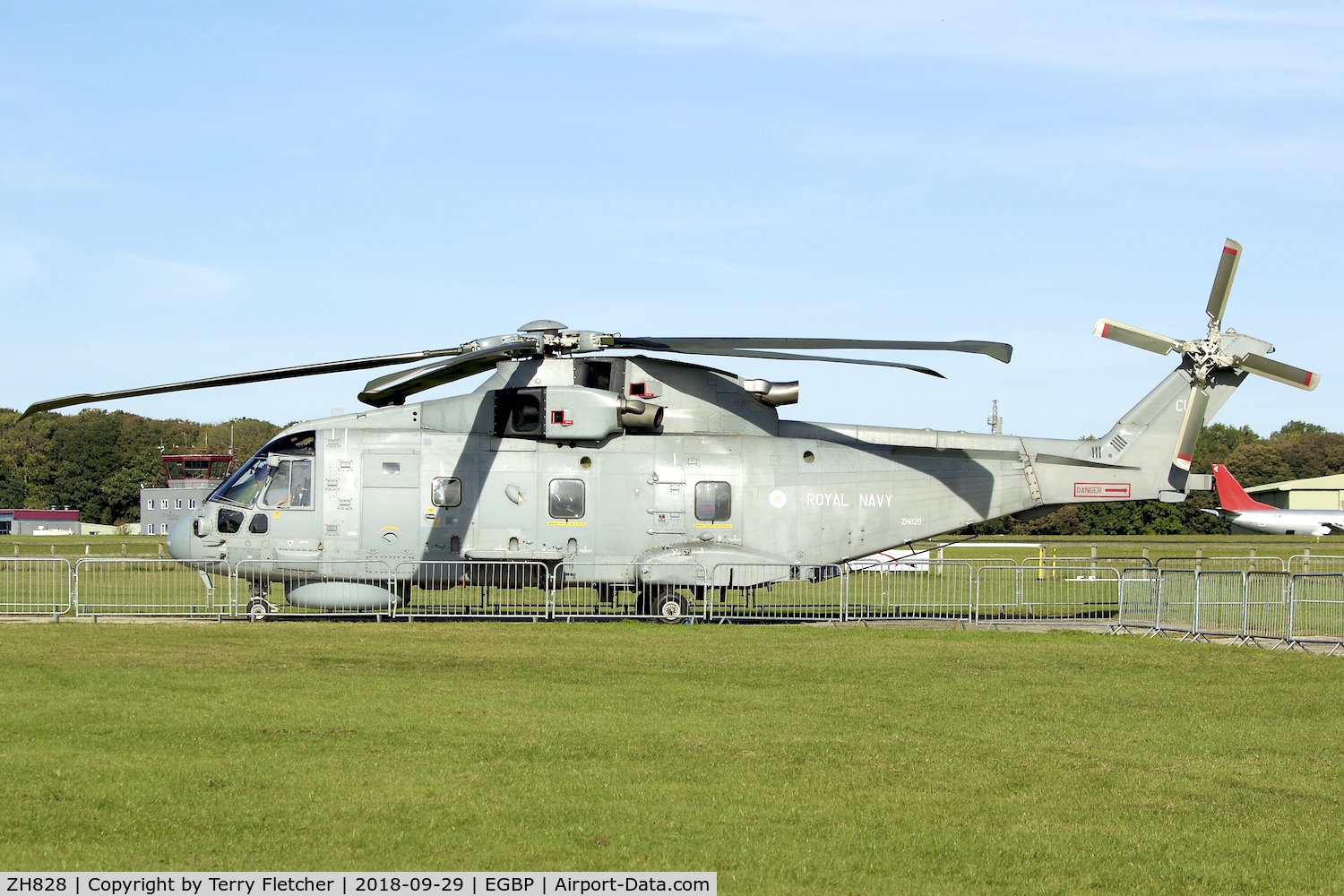 ZH828, 1998 AgustaWestland EH-101 Merlin HM1 C/N 50040, During 2018 Cotswold Revival at Kemble
