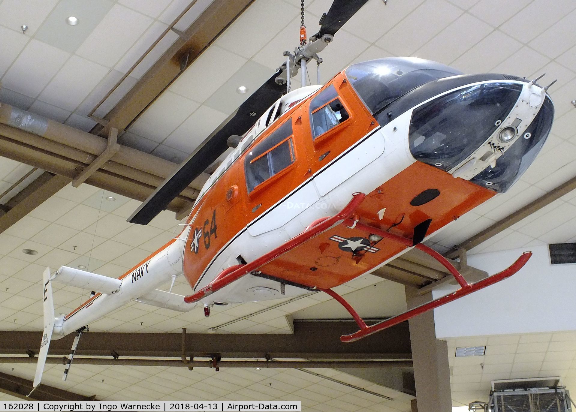 162028, Bell TH-57C Sea Ranger C/N 3707, Bell TH-57C Sea Ranger at the NMNA, Pensacola FL