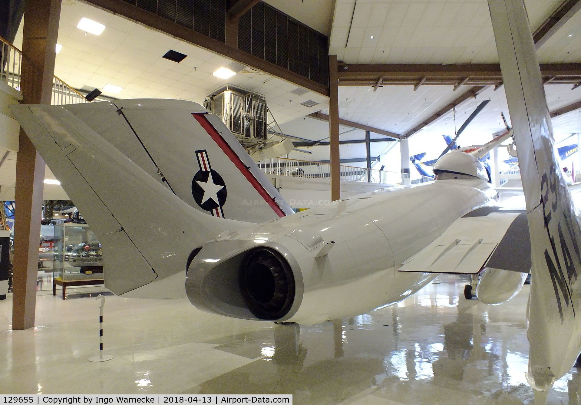 129655, 1954 Vought F7U-3M Cutlass C/N 139, Vought F7U-3M Cutlass at the NMNA, Pensacola FL