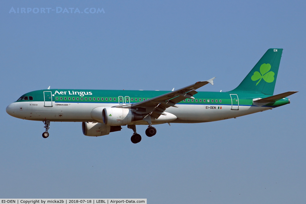 EI-DEN, 2005 Airbus A320-214 C/N 2432, Landing