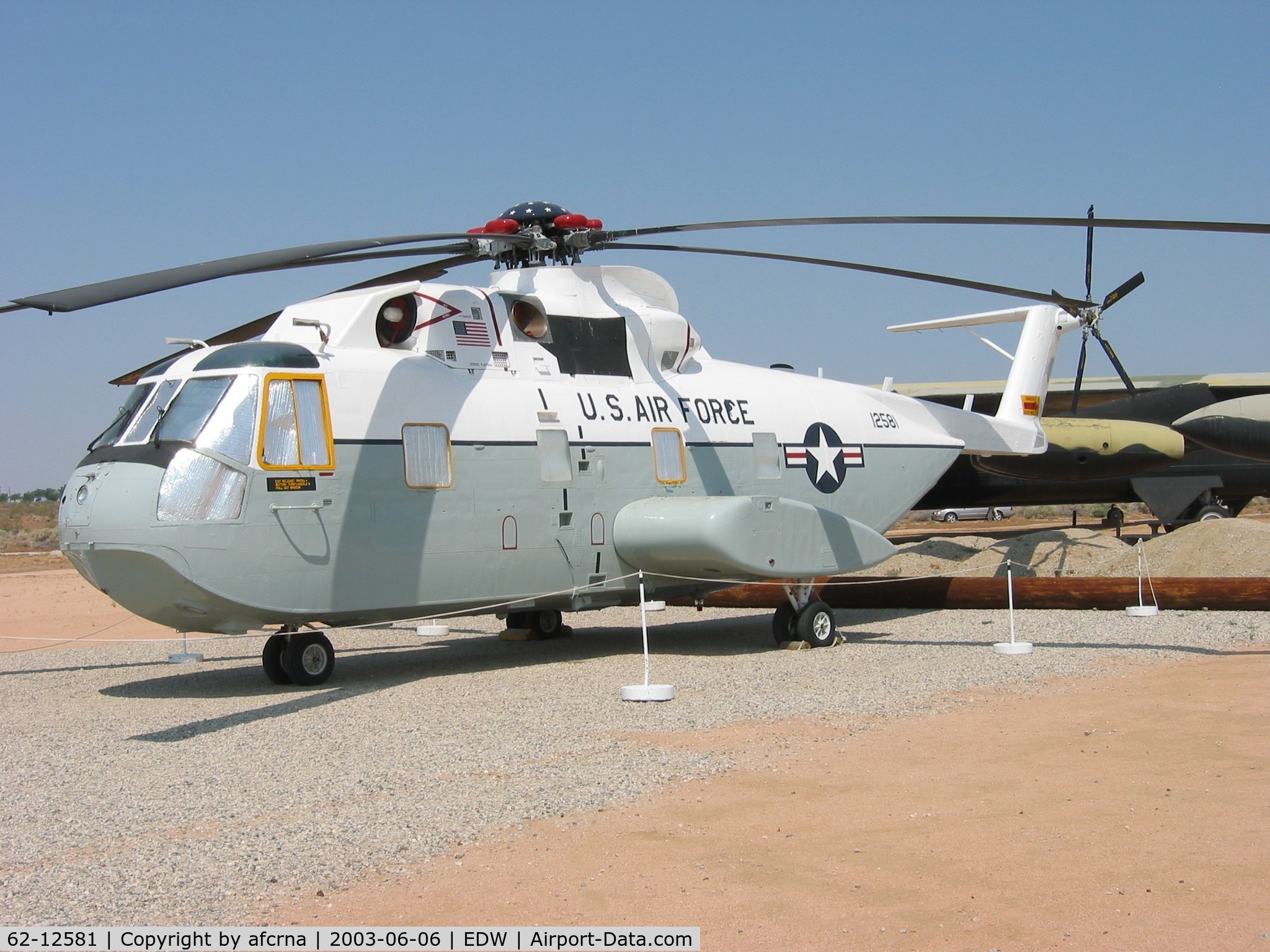 62-12581, Sikorsky JCH-3E C/N 61506, EDWARDS TEST CENTER MUSEUM