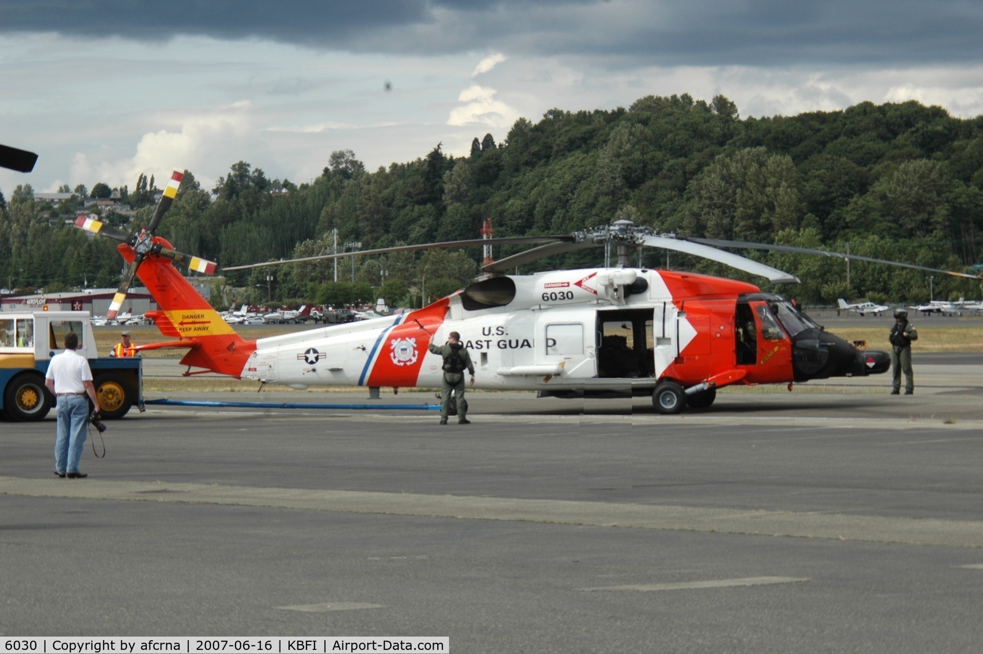 6030, Sikorsky HH-60J C/N 70.1789, BOEING FIELD FAMILY DAY