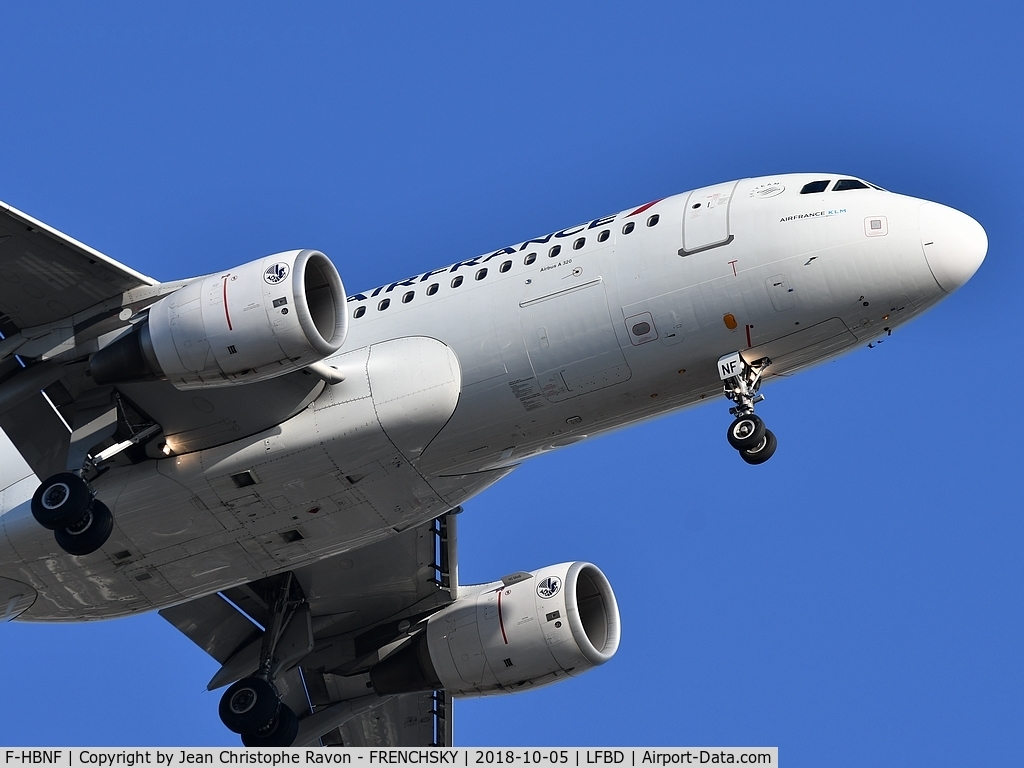 F-HBNF, 2011 Airbus A320-214 C/N 4714, AF6266 from Paris Orly landing runway 23