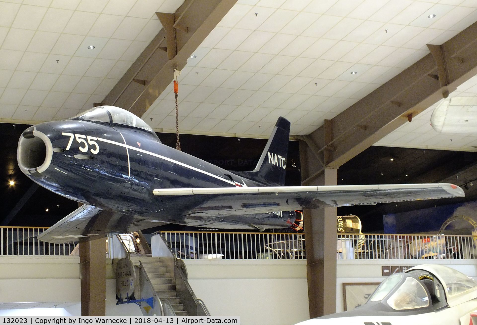 132023, North American FJ-2 Fury C/N Not found 132023, North American FJ-2 Fury at the NMNA, Pensacola FL