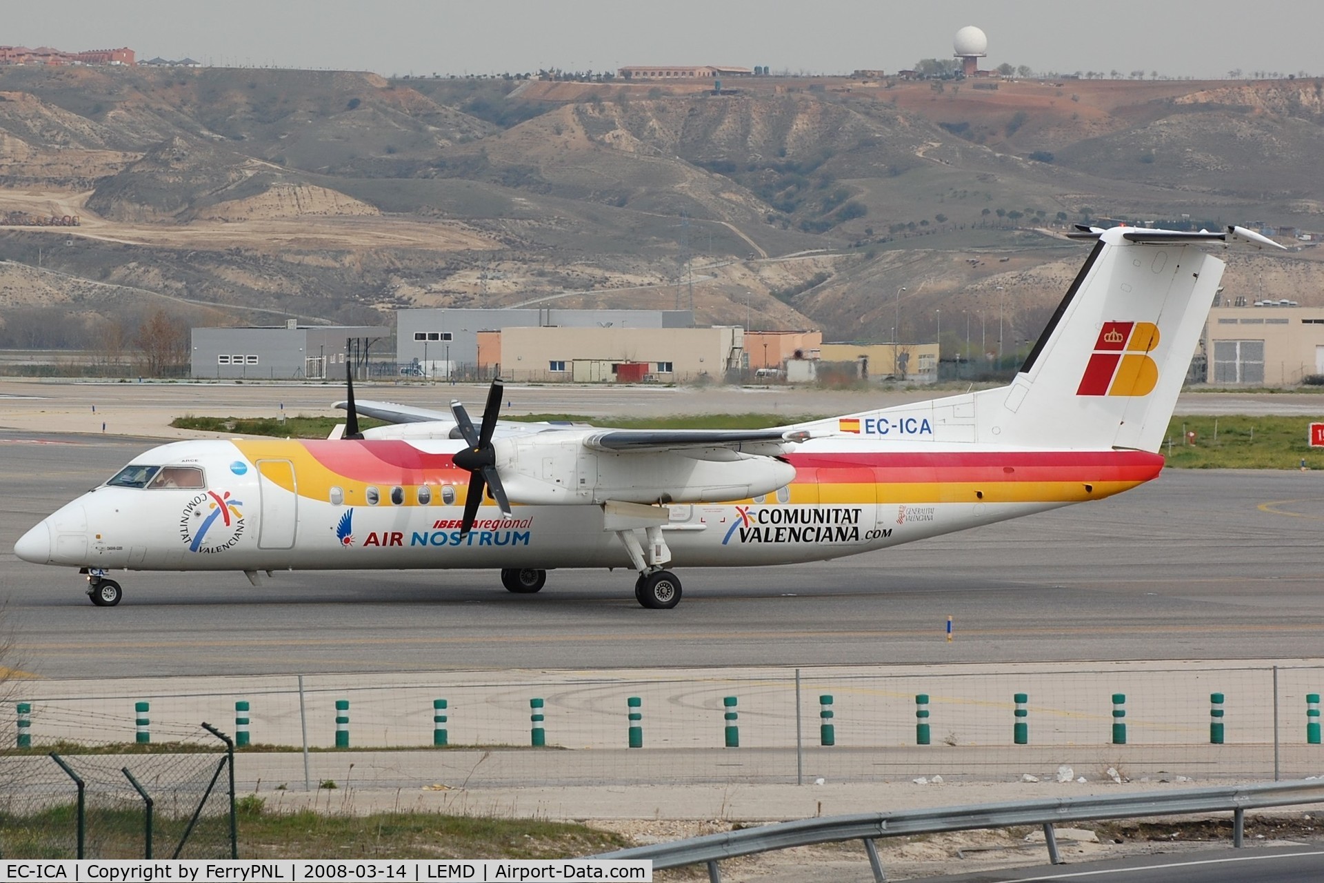 EC-ICA, 2000 De Havilland Canada DHC-8-315 Dash 8 C/N 562, Air Nostrum DHC8  now flying for Provincial Airlines as C-FPAE
