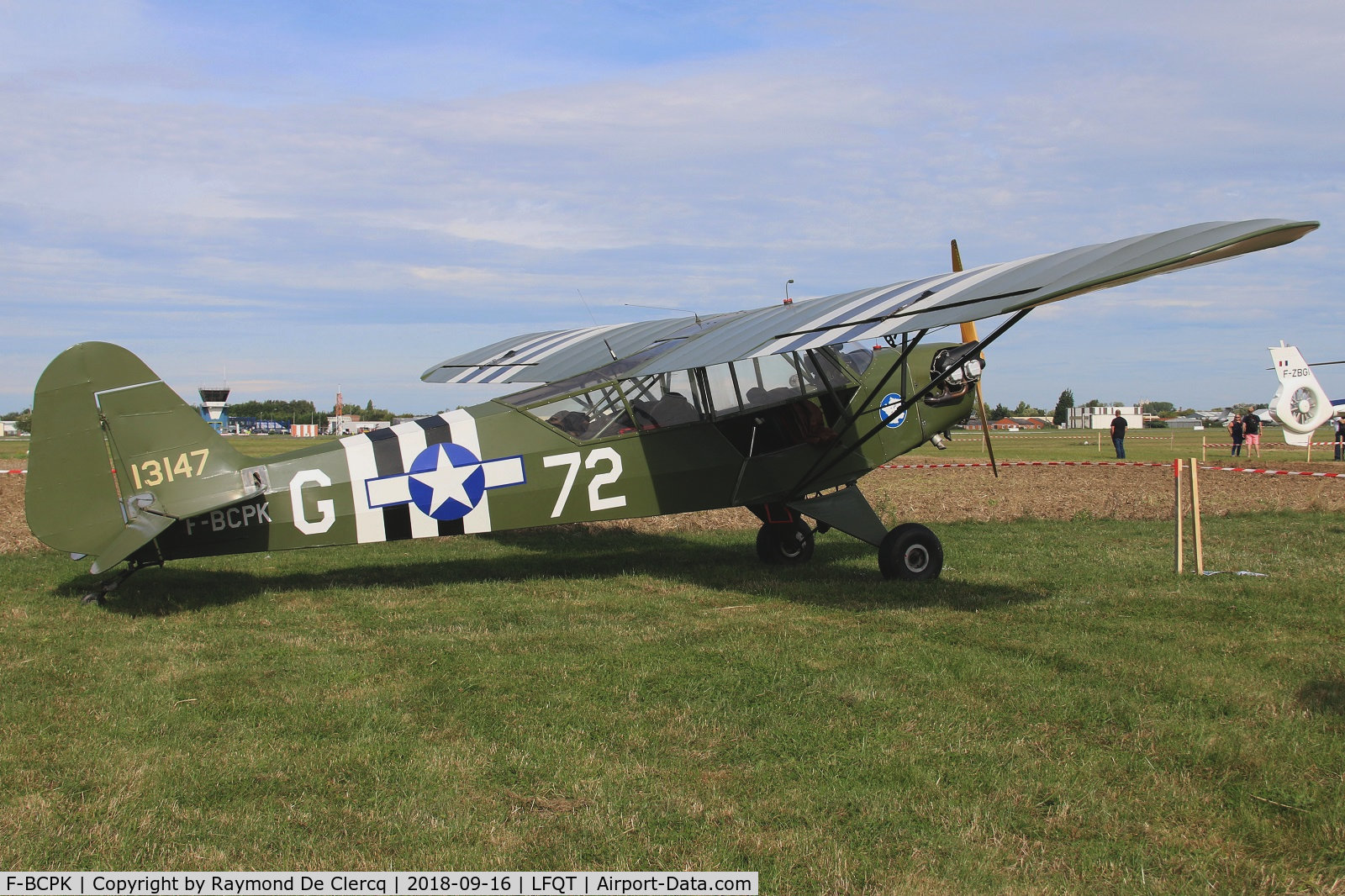 F-BCPK, 1945 Piper L-4J Grasshopper (J3C-65D) C/N 13147, Flandre Lys Airshow at Merville.