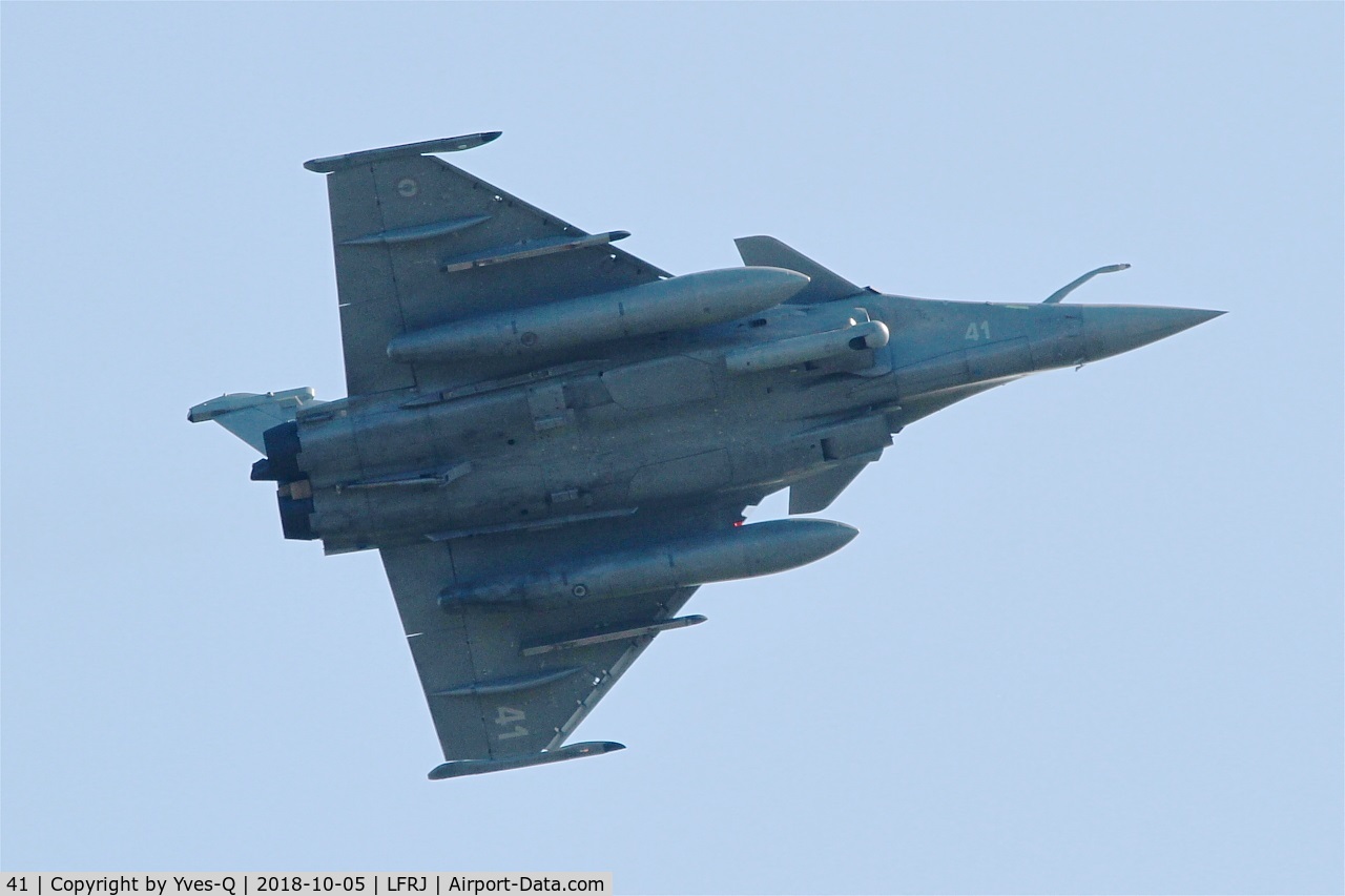 41, Dassault Rafale M C/N 41, Dassault Rafale M,  Take off rwy 08, Landivisiau naval air base (LFRJ)