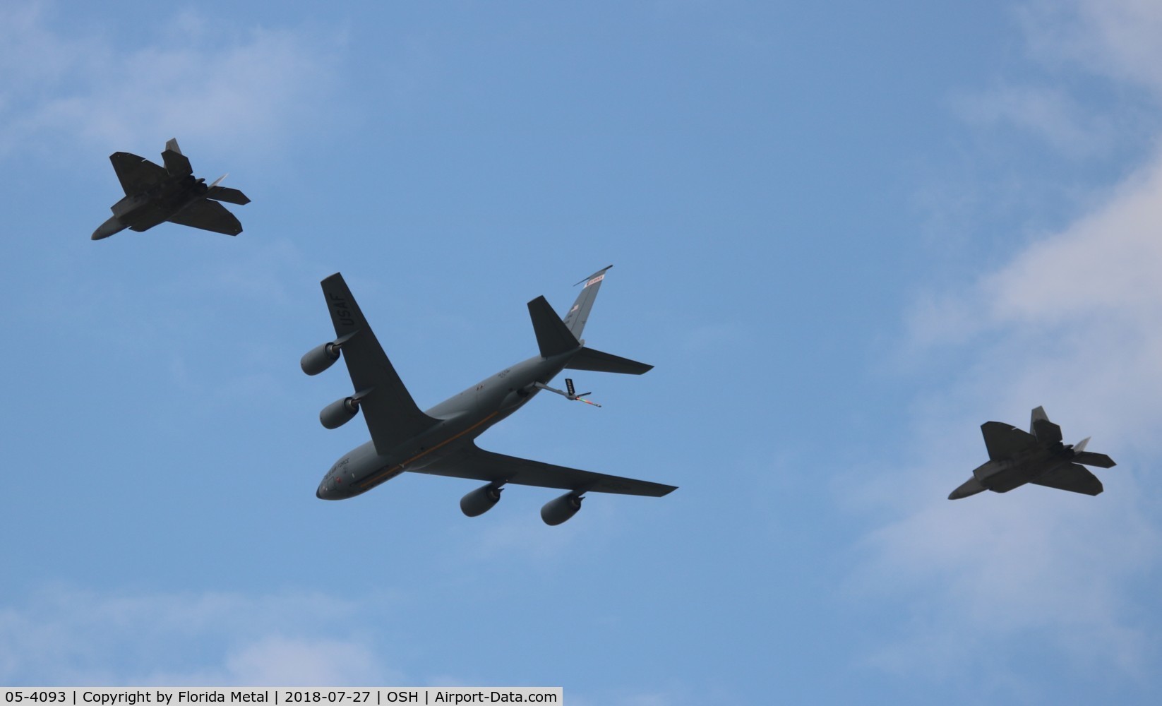 05-4093, Lockheed Martin F-22A Raptor C/N 4093, F-22s with KC-135