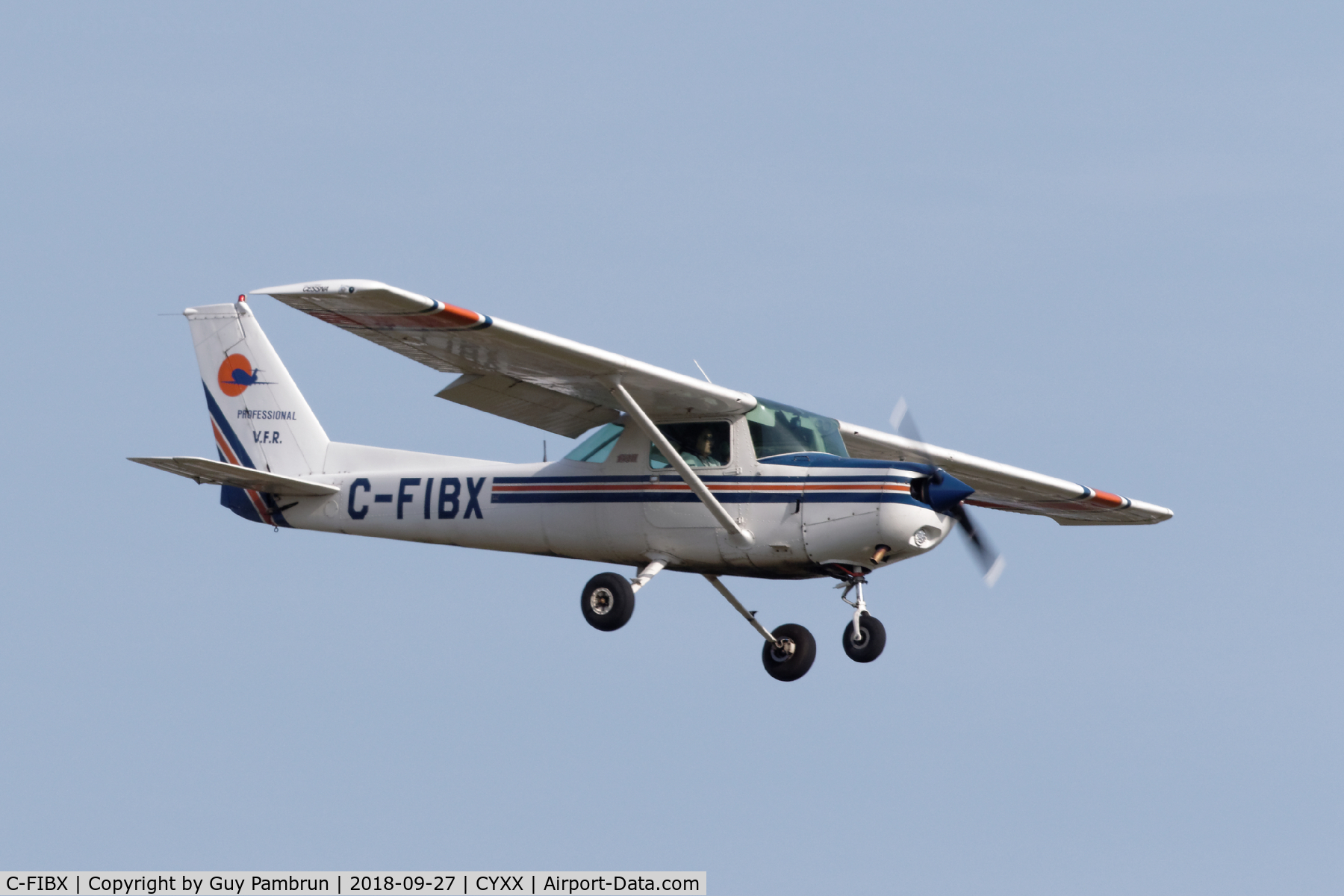 C-FIBX, 1978 Cessna 152 C/N 15281354, Landing