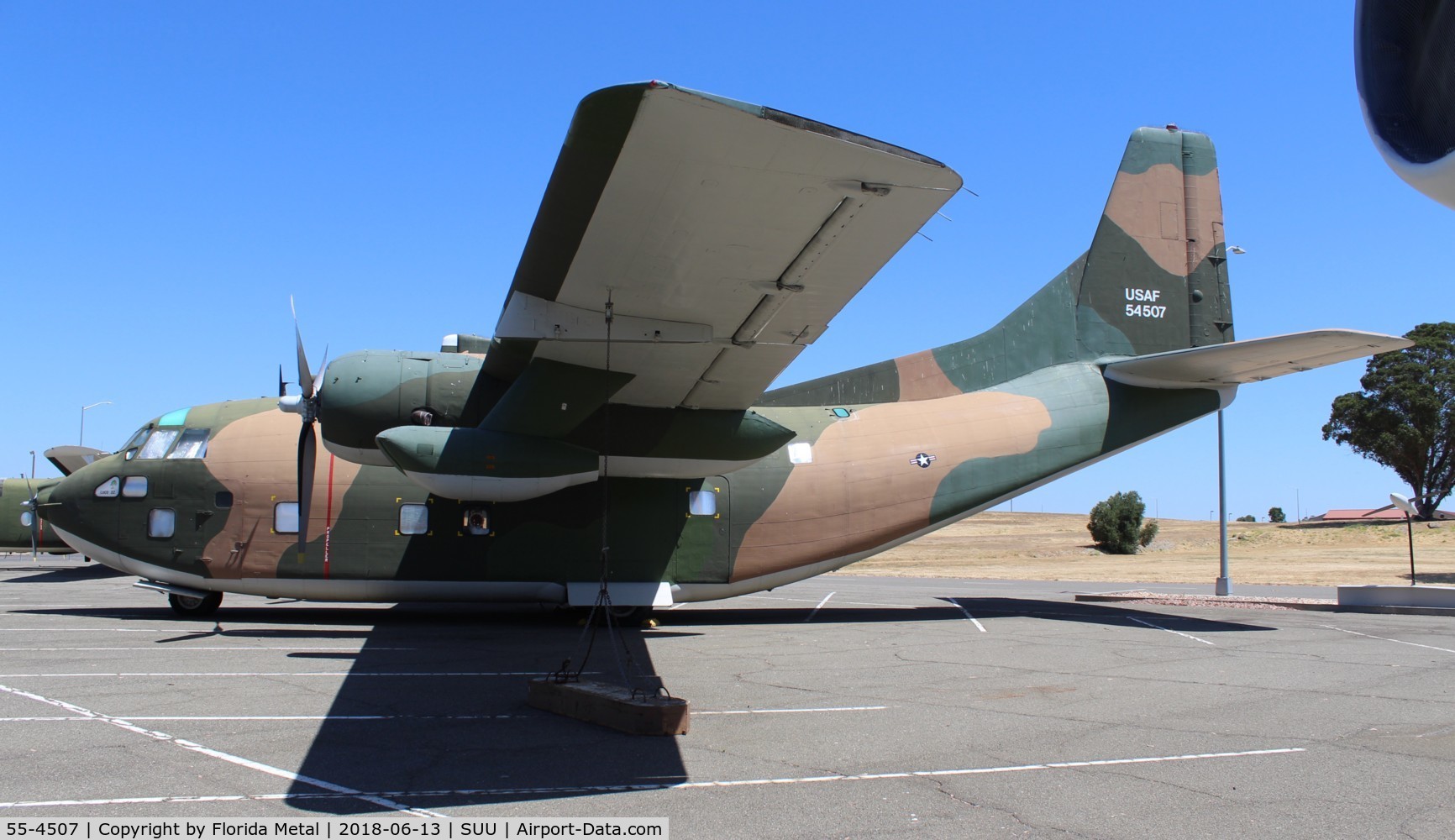 55-4507, 1955 Fairchild C-123B Provider C/N 20168, C-123B