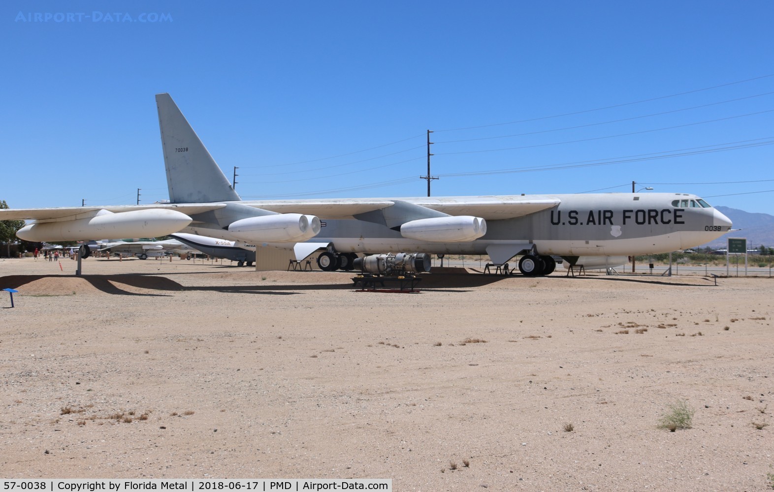 57-0038, 1958 Boeing B-52F-105-BO Stratofortress C/N 17432, B-52F