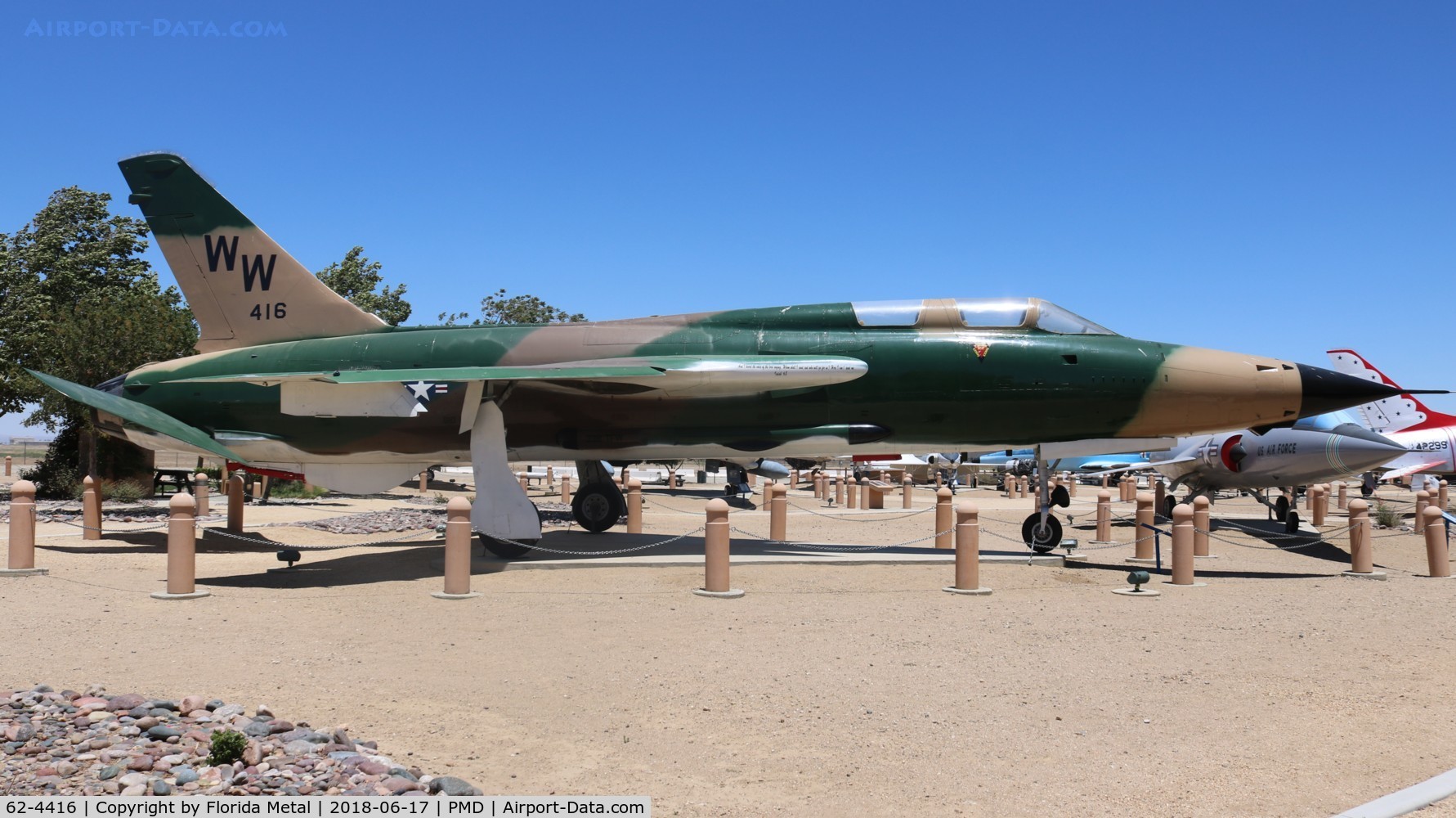 62-4416, 1962 Republic F-105G Thunderchief C/N F5, F-105G