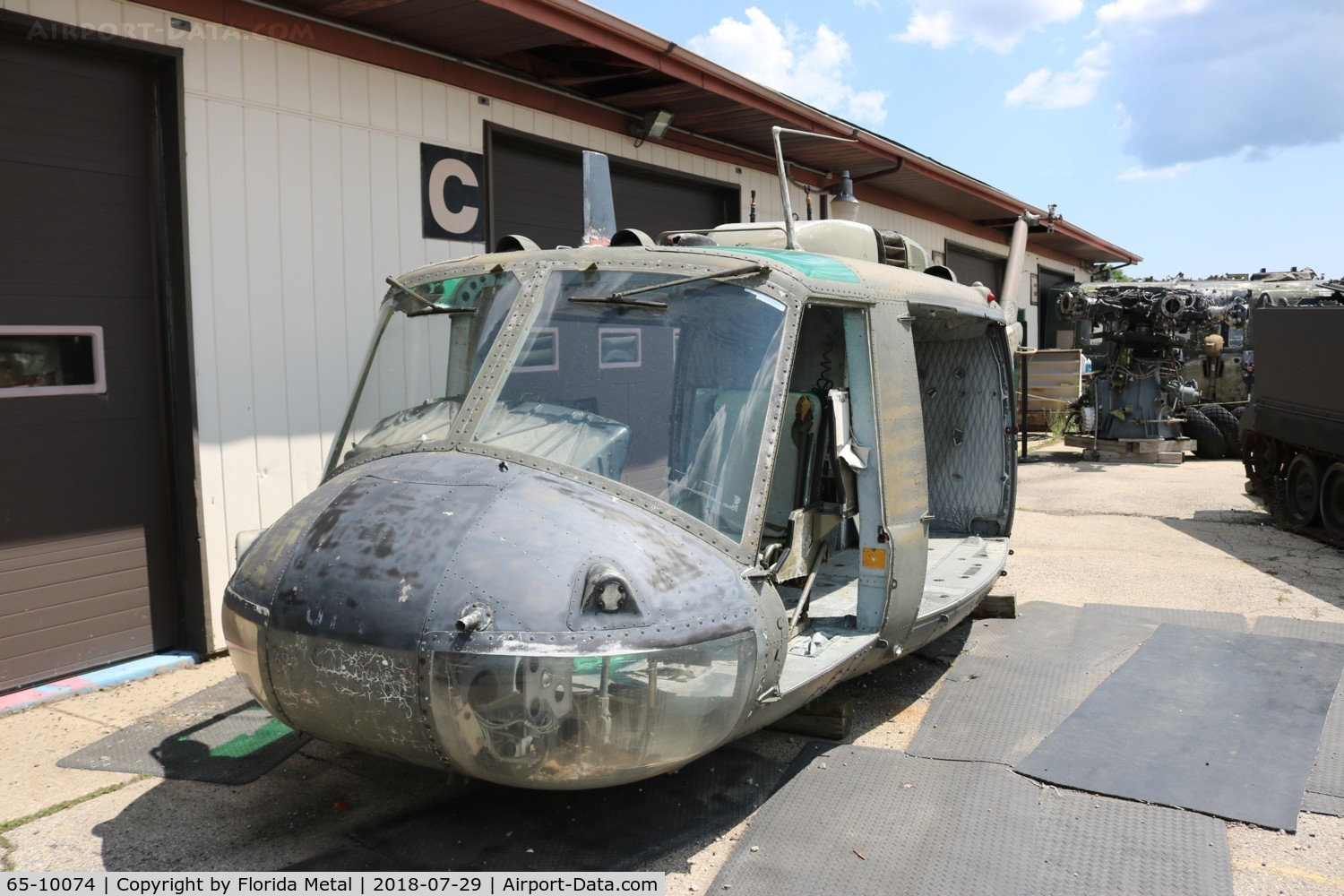 65-10074, 1965 Bell UH-1H Iroquois C/N 5118, UH-1H at Russell Museum
