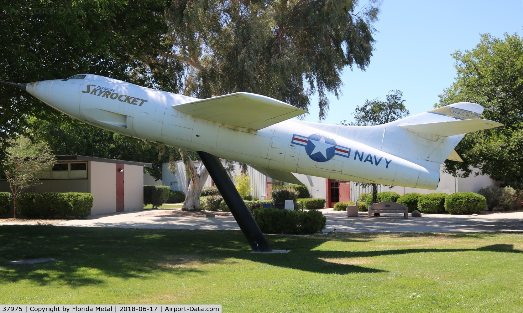 37975, Douglas D-558-2 Skyrocket C/N 6569, Skyrocket at Antelope Valley College Lancaster