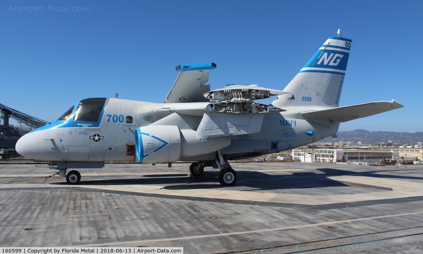 160599, Lockheed S-3B Viking C/N 394A-3179, S-3B on USS Hornet