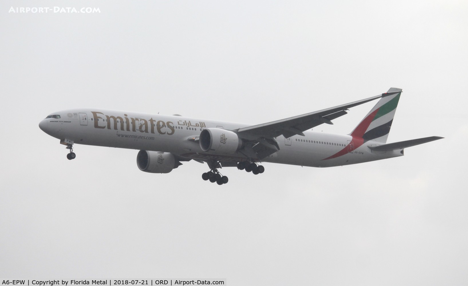 A6-EPW, 2016 Boeing 777-31H/ER C/N 42342, Emirates