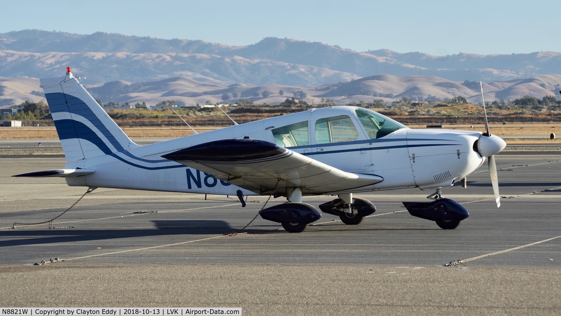 N8821W, 1964 Piper PA-28-235 C/N 28-10369, Livermore Airport California 2018.