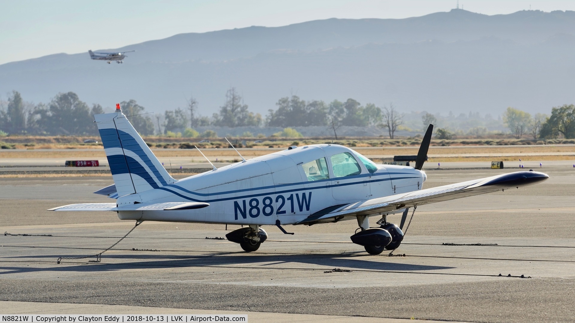N8821W, 1964 Piper PA-28-235 C/N 28-10369, Livermore Airport California 2018.