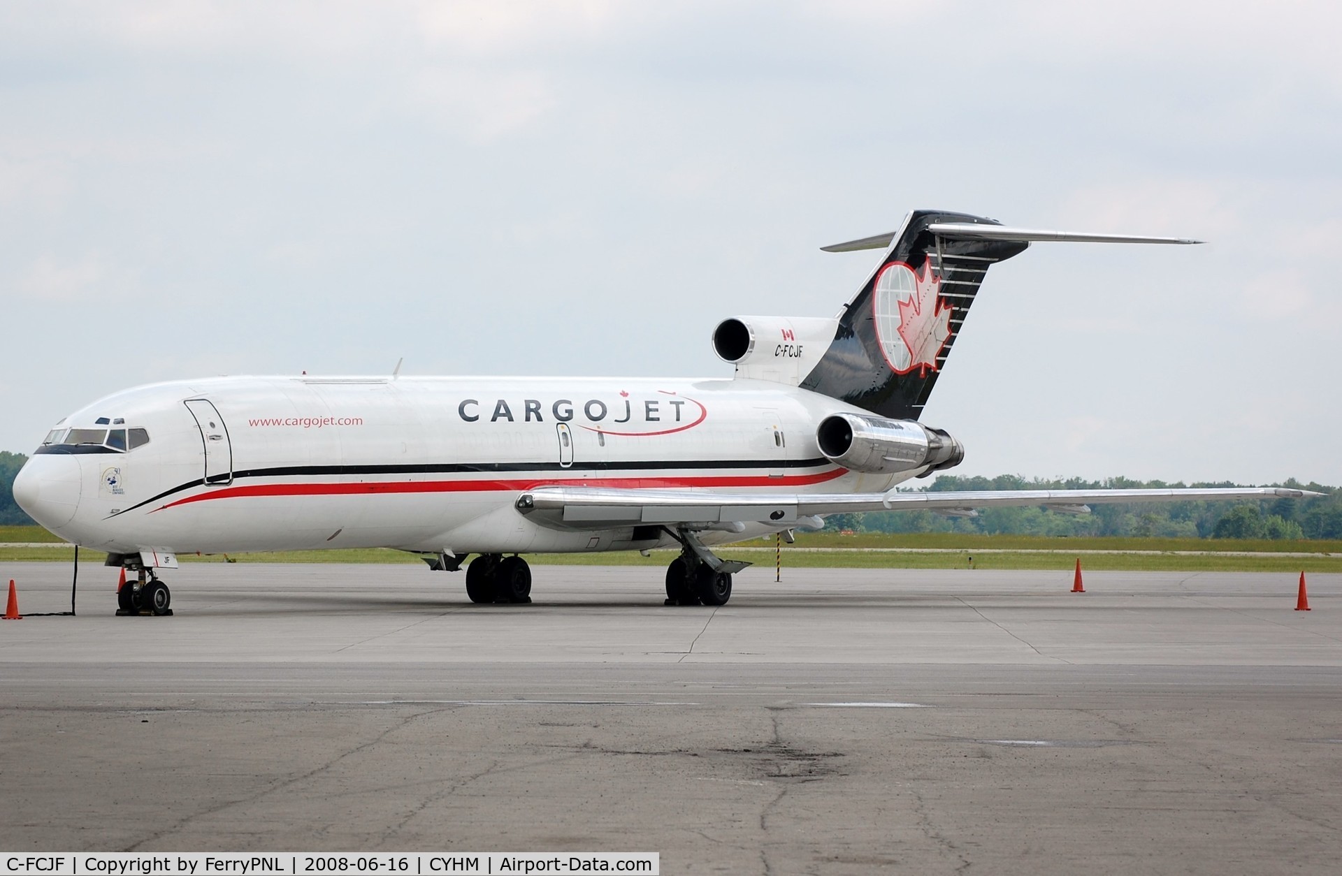 C-FCJF, 1980 Boeing 727-223 C/N 22011, Former AA B727 still operating in canada for Cargojet.