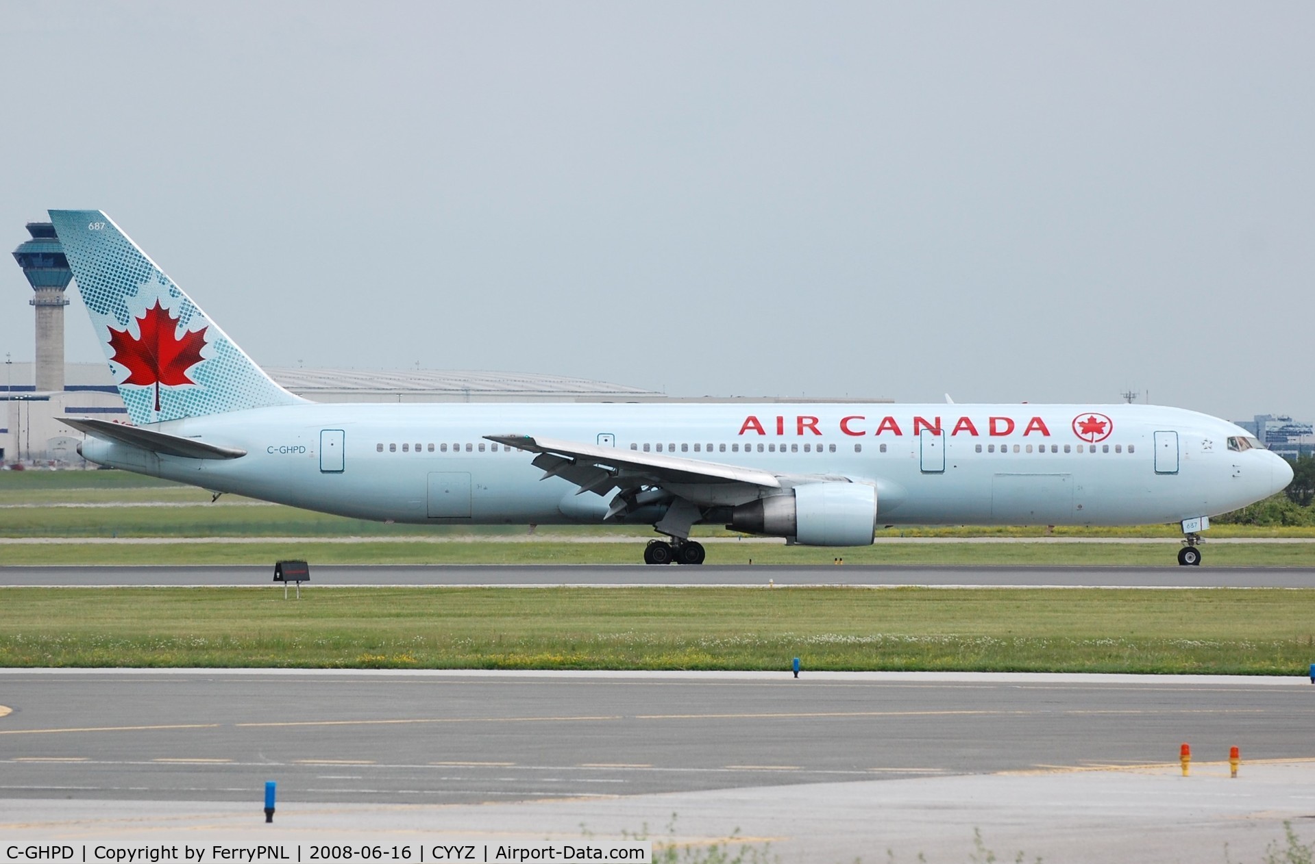 C-GHPD, 1991 Boeing 767-3Y0 C/N 24999, Arrival of Air Canada B763