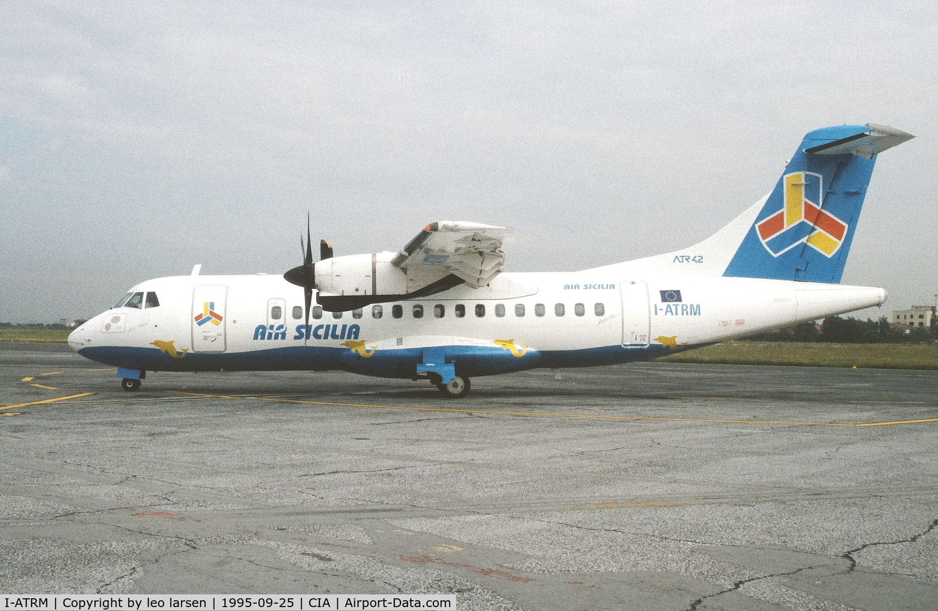 I-ATRM, 1988 ATR 42-300 C/N 114, CIAMPINO  25.9.1995