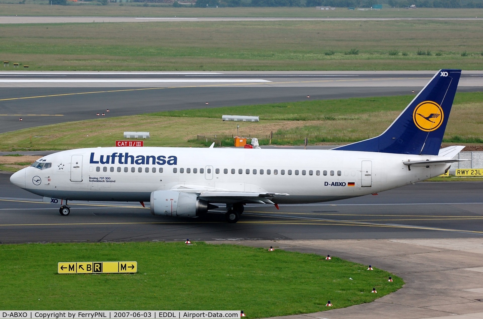 D-ABXO, 1987 Boeing 737-330 C/N 23873, Lufthansa B733 scrapped in 2012