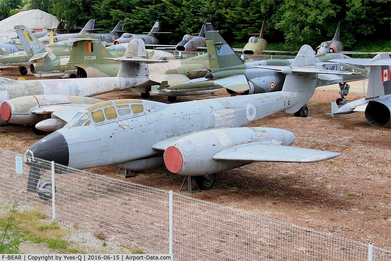 F-BEAR, Gloster Meteor T.7 C/N G-7133, Gloster Meteor T.7, Savigny-Les Beaune Museum