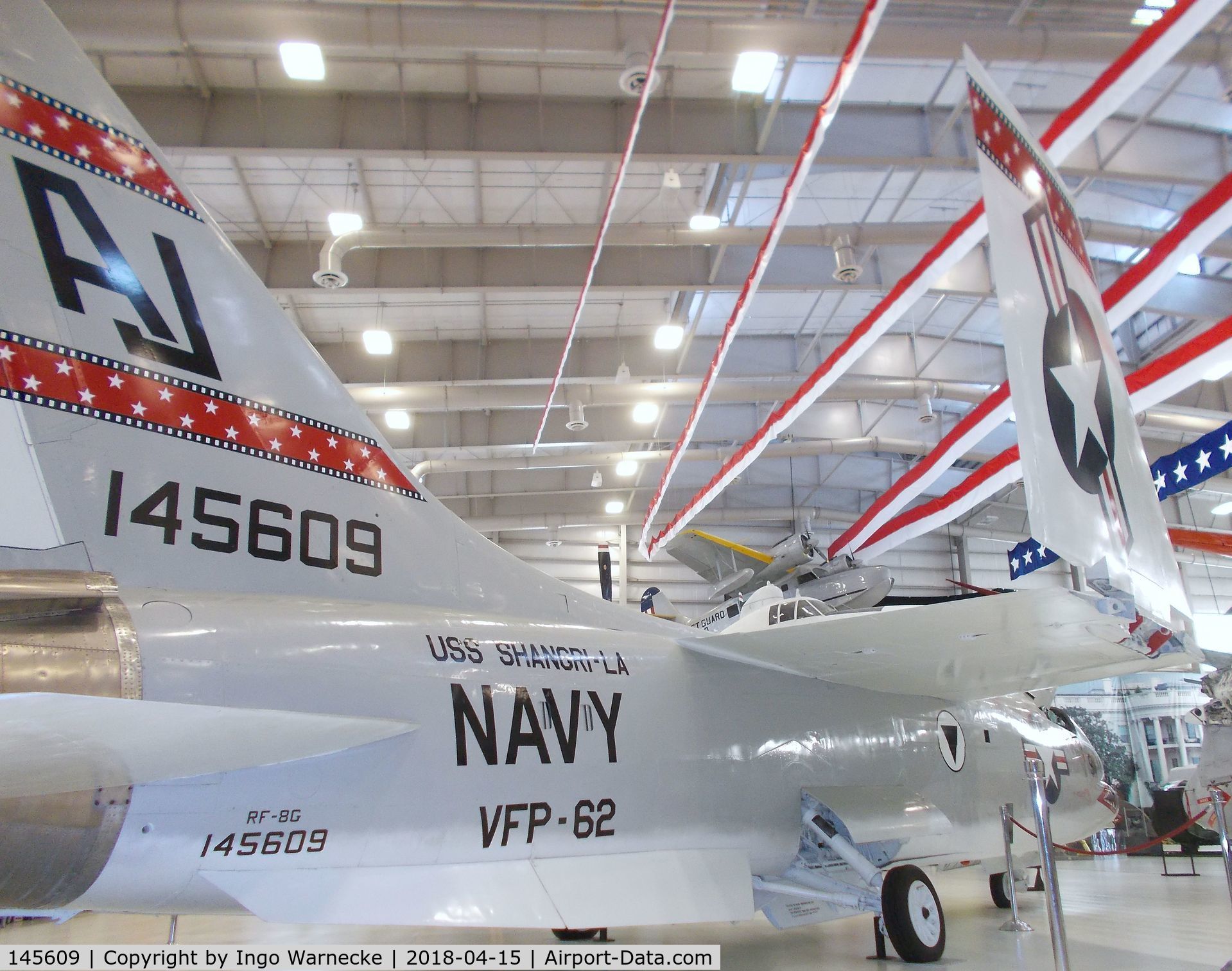 145609, Vought RF-8G Crusader C/N 304, Vought RF-8G Crusader at the NMNA, Pensacola FL