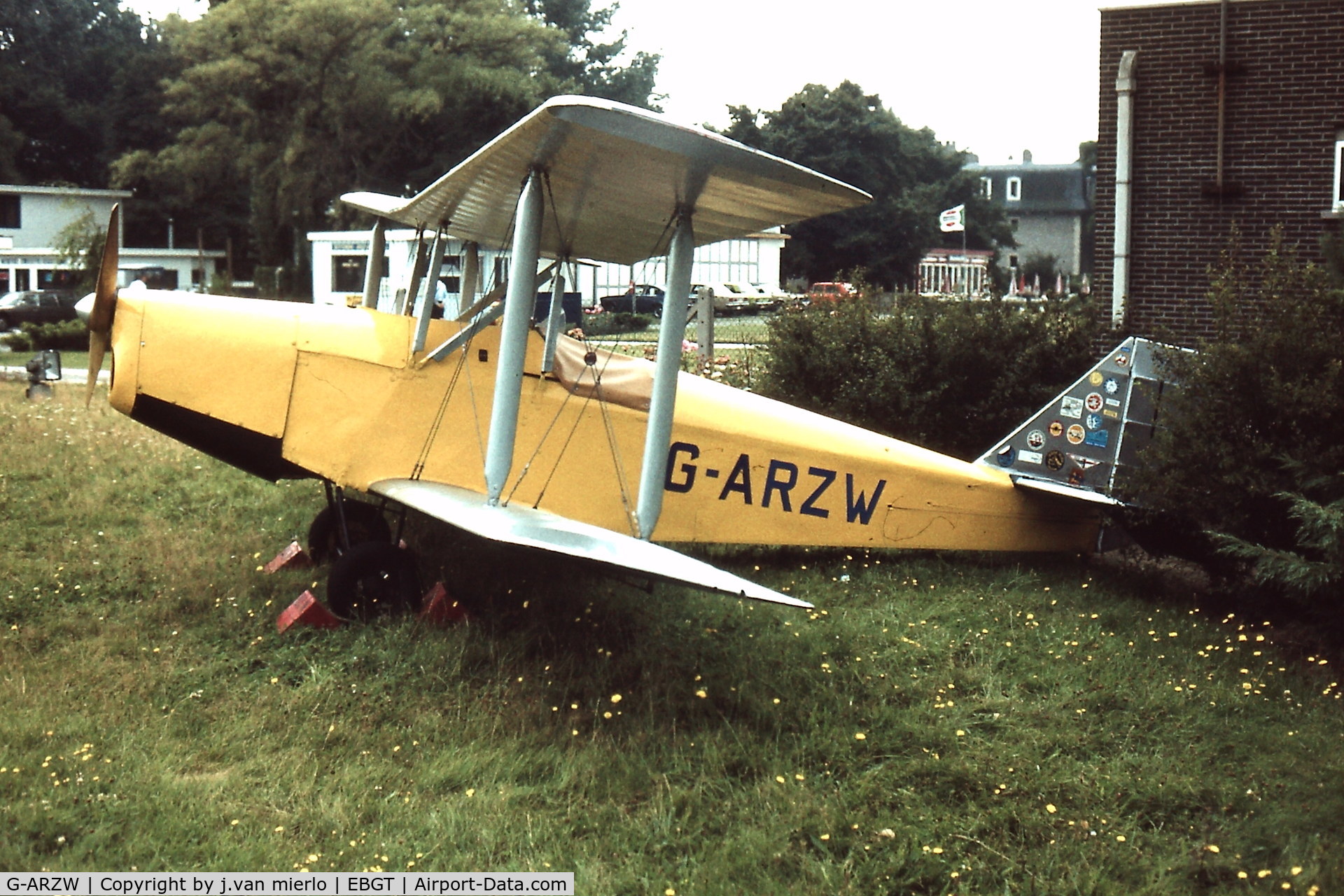 G-ARZW, 1962 Currie Wot C/N 1, STELLA AIRRACE Ghent, Belgium end'70s