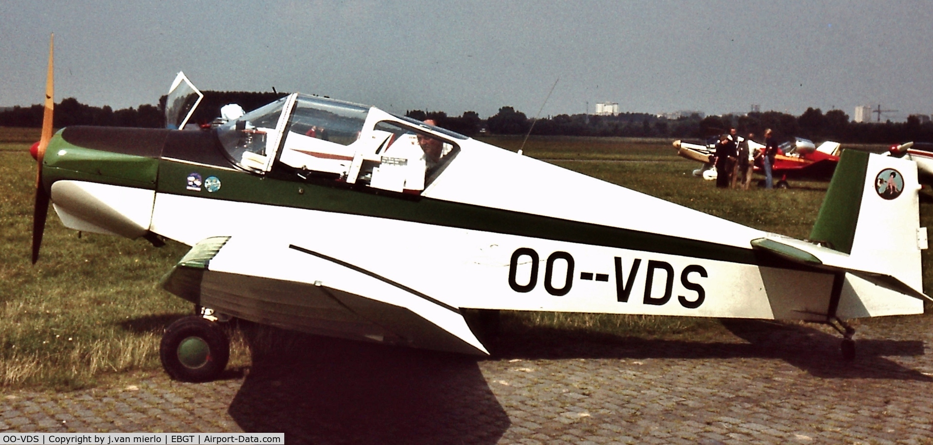 OO-VDS, 1974 Jodel D-112 C/N 1461, Ghent, Belgium end'70s