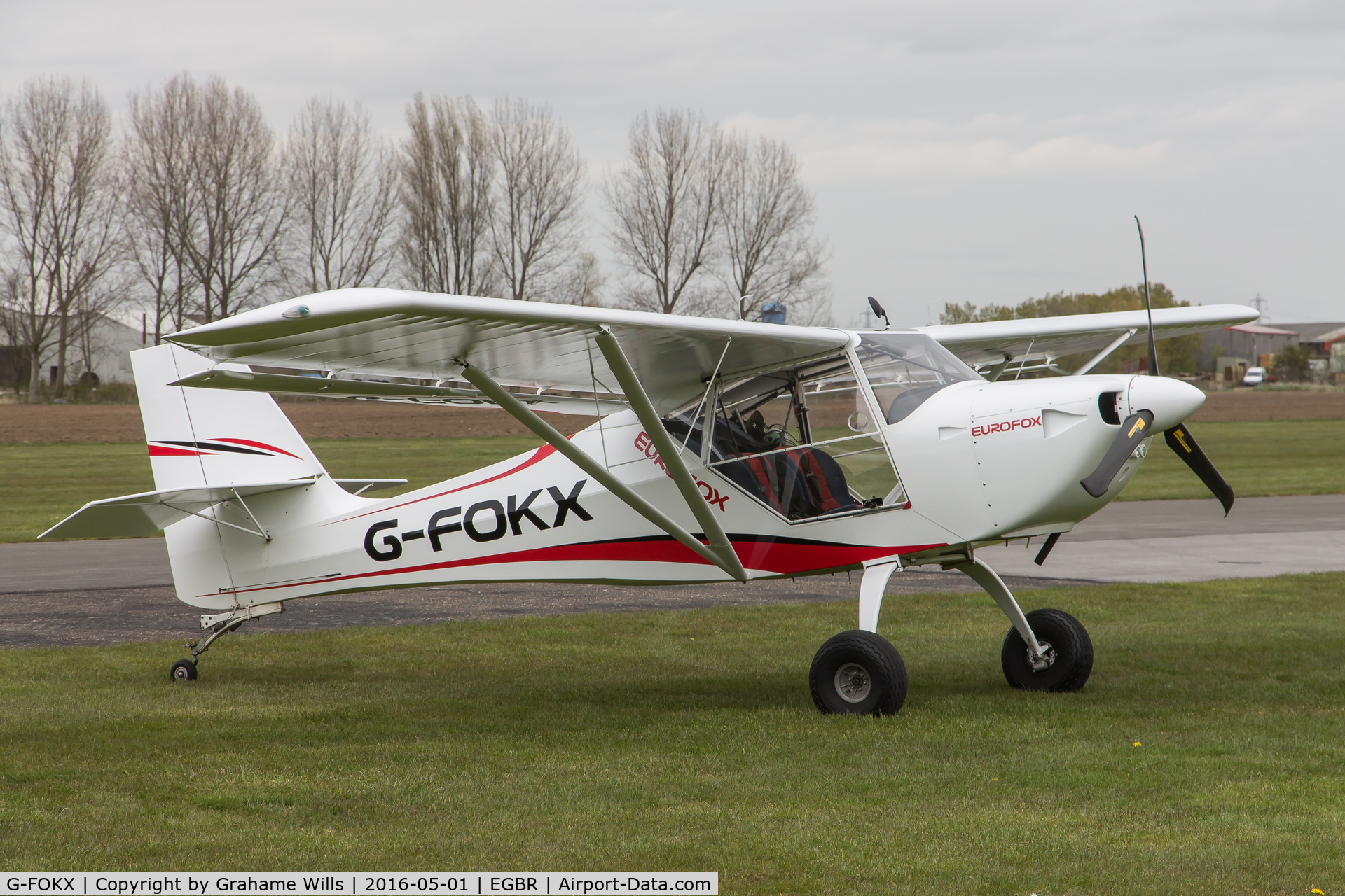 G-FOKX, 2015 Aeropro Eurofox 912(S) C/N LAA 376-15272, Eurofox 912(S) G-FOKX Trent Valley Eurofox Group, Breighton 1/5/16