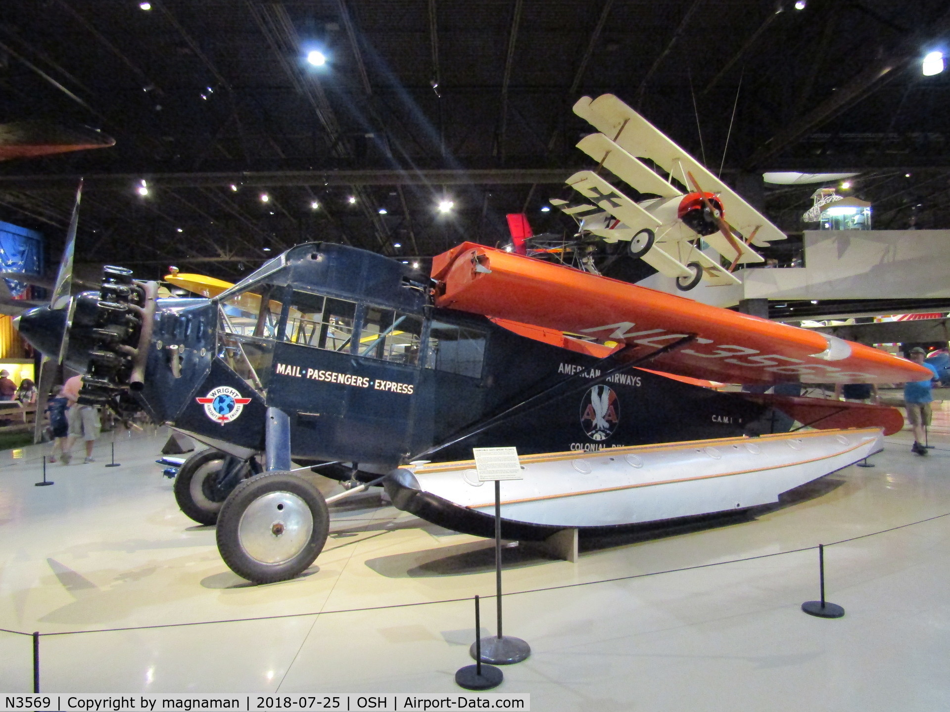 N3569, 1929 Fairchild FC-2-W2 C/N 35, good display aircraft at EAA museum