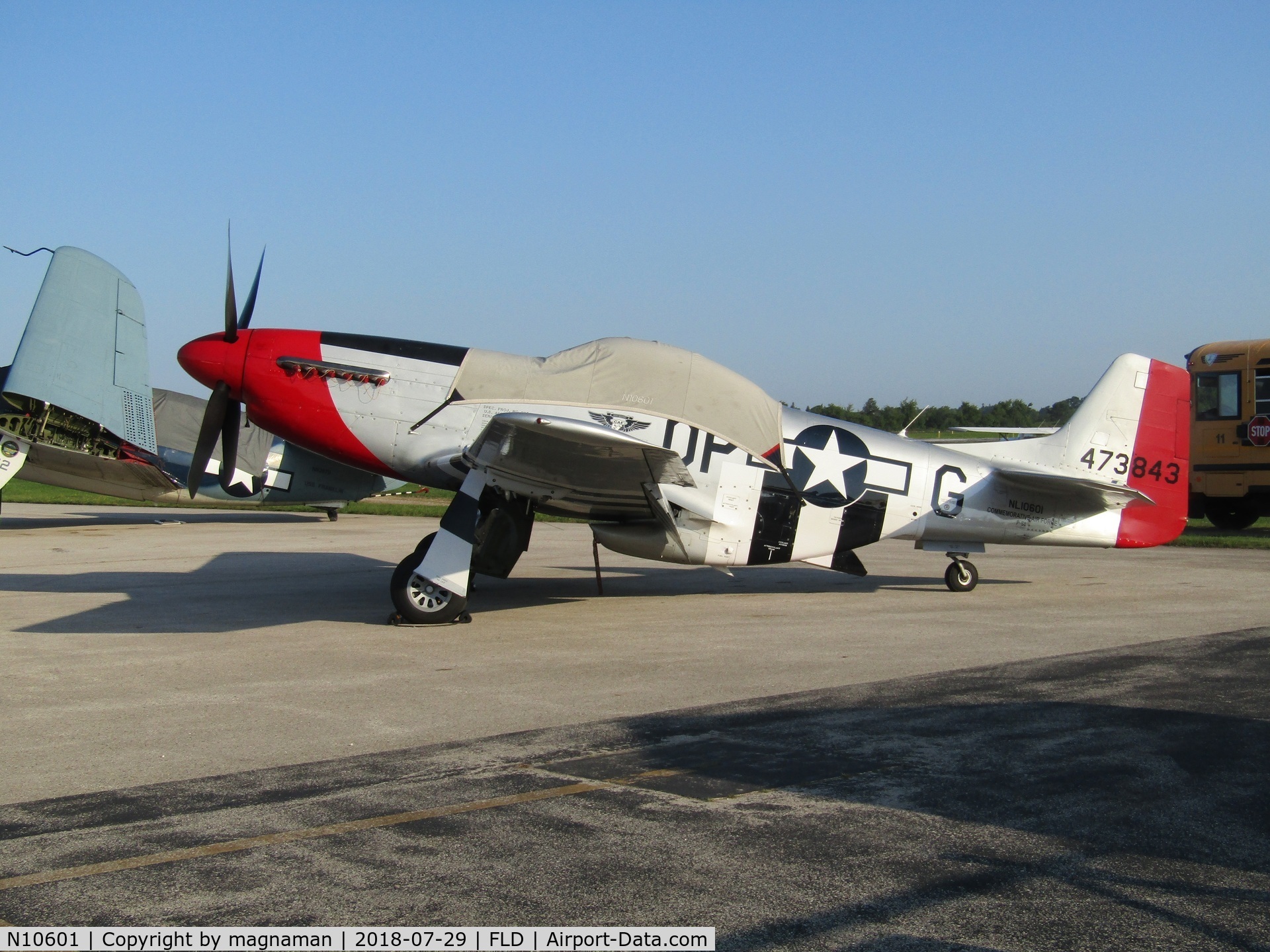 N10601, 1944 North American P-51D Mustang C/N 122-40383, smart musty at Fond Du Lac