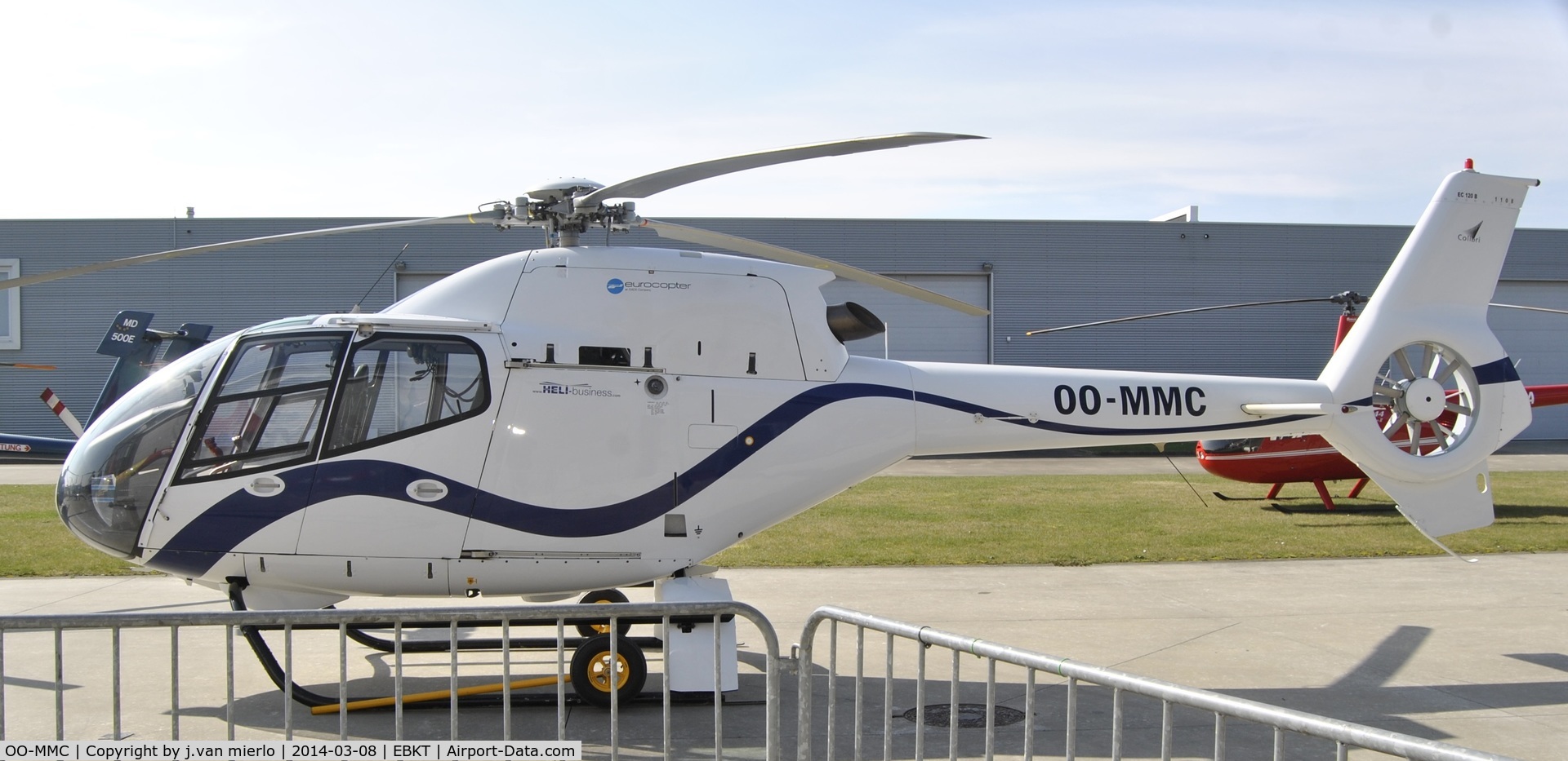 OO-MMC, 2000 Eurocopter EC-120B Colibri C/N 1108, Kortrijk, Wevelgem, Belgium
