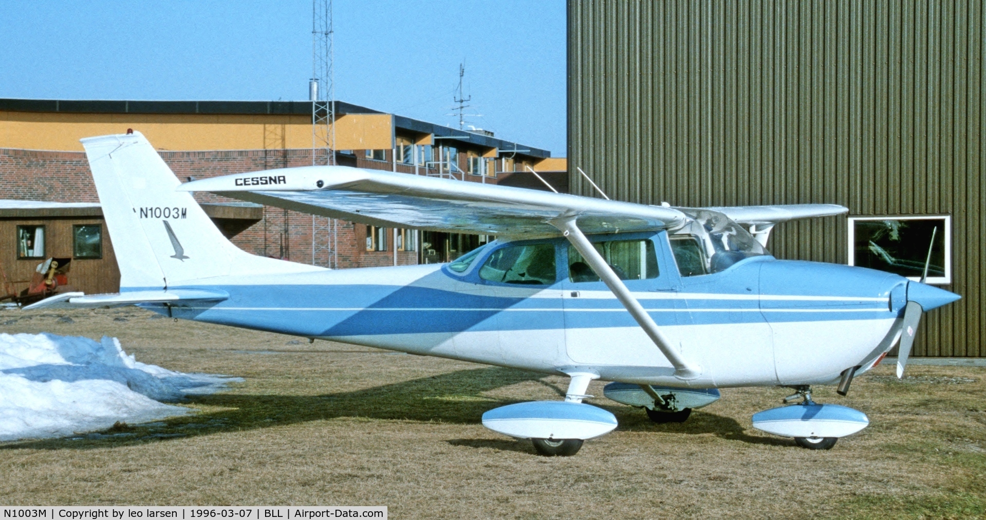 N1003M, 1971 Cessna 172L C/N 17259403, Billund 7.3.1996