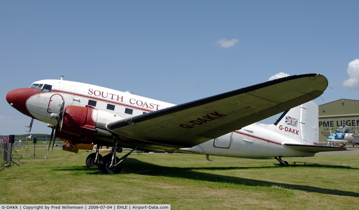 G-DAKK, 1942 Douglas DC-3C-S1C3G (C-47A) C/N 9798, 