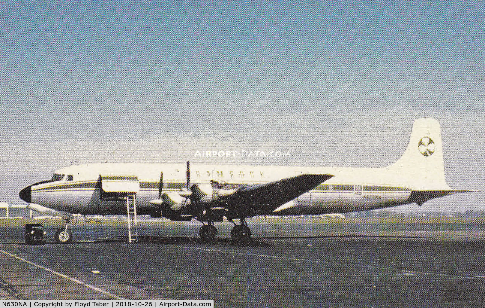 N630NA, 1958 Douglas DC-6A C/N 45474, off an old postcard