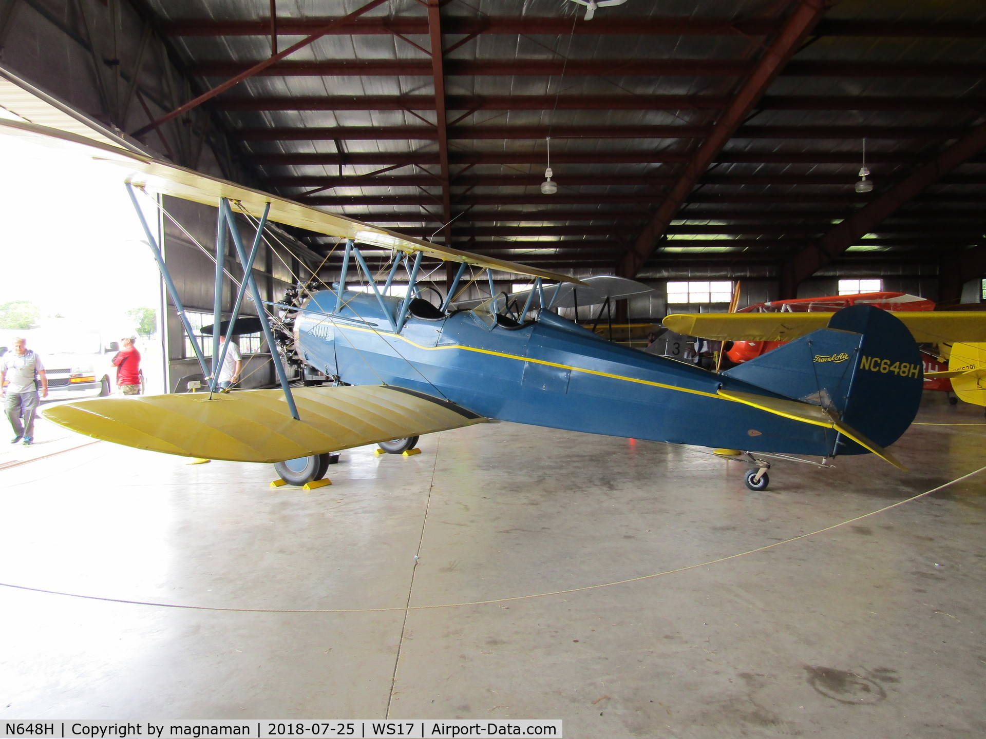 N648H, 1929 Curtiss-Wright Travel Air E-4000 C/N 1224, at pioneer