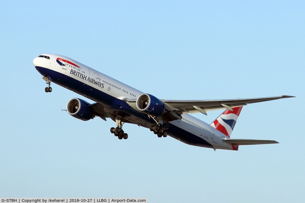 G-STBH, 2013 Boeing 777-336/ER C/N 38431, Flight to London.