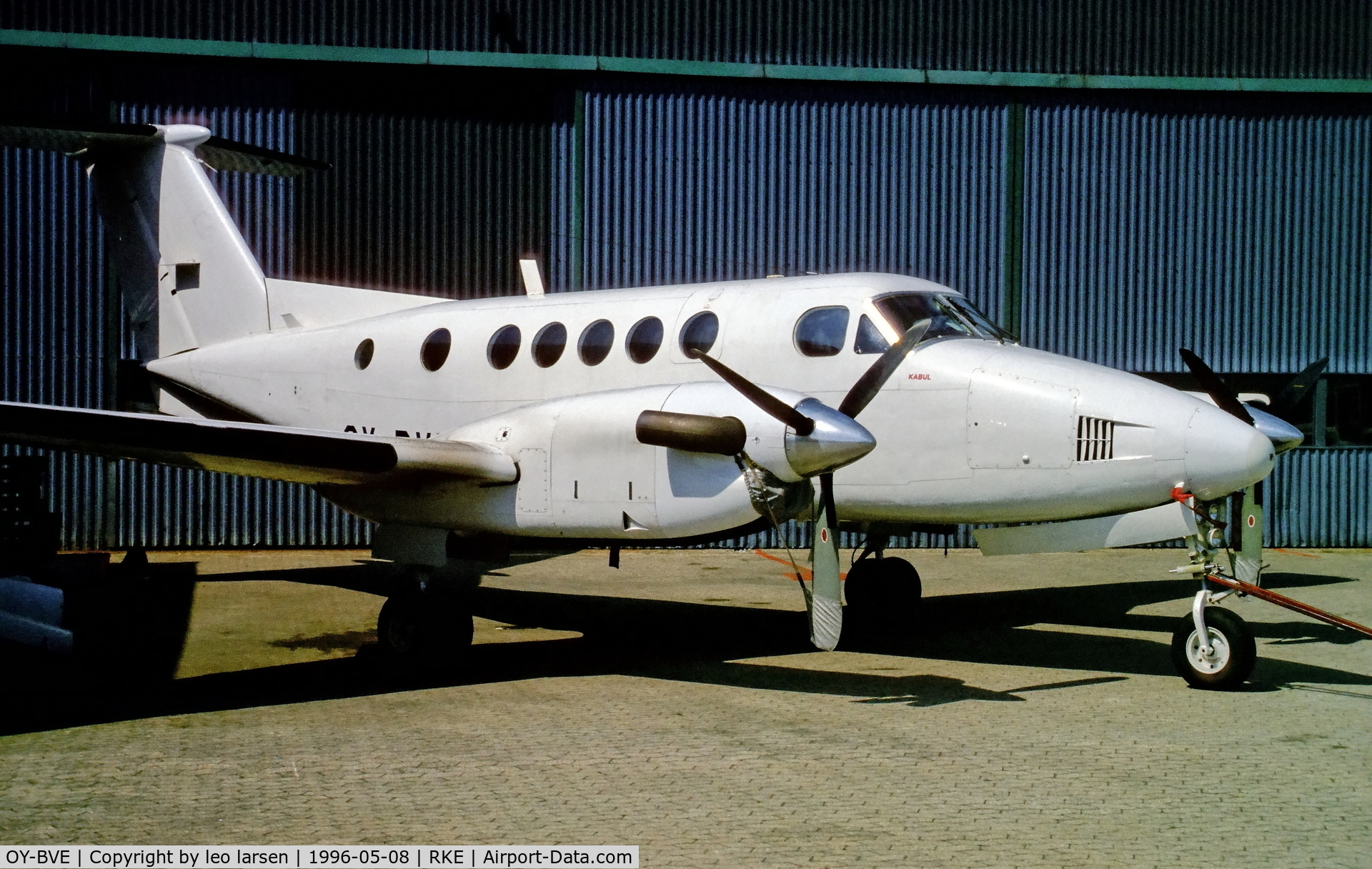 OY-BVE, 1979 Beech 200C Super King Air C/N BL-2, Roskilde 8.5.1996