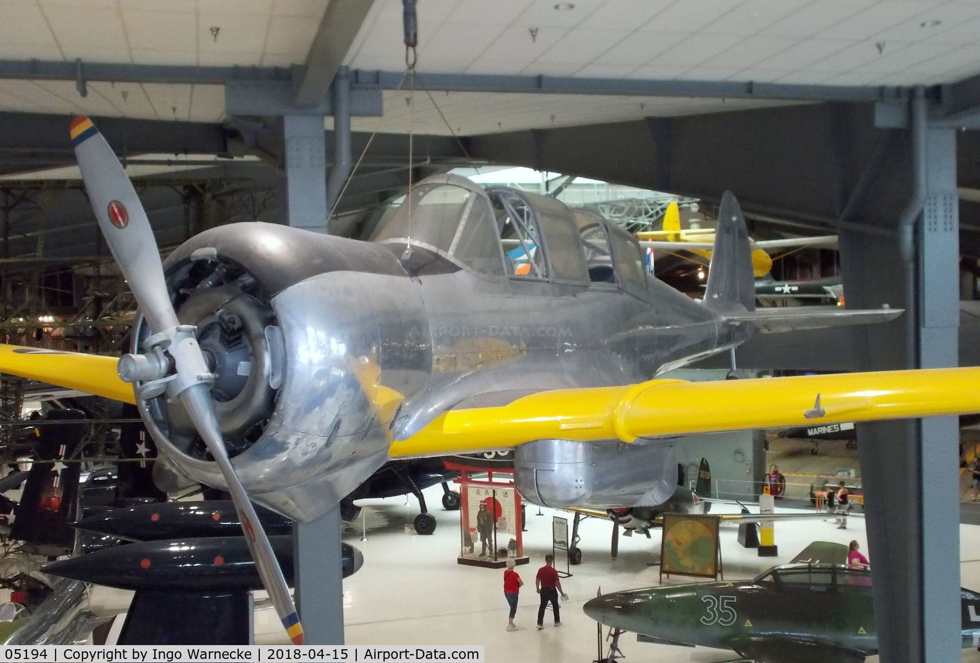 05194, 1941 Curtiss-Wright SNC-1 C/N 4255, Curtiss-Wright SCN-1 Falcon at the NMNA, Pensacola FL