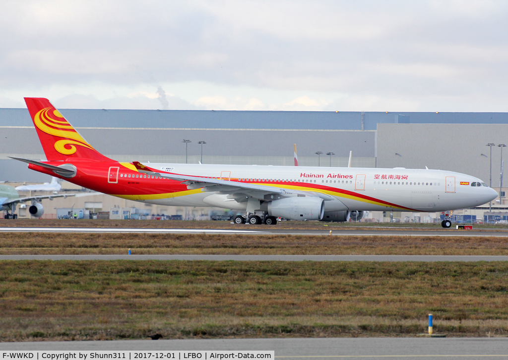 F-WWKD, 2017 Airbus A330-343 C/N 1831, C/n 1831 - To be B-1021