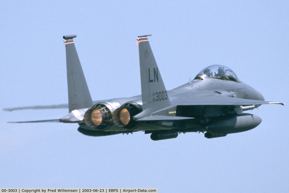 00-3003, 2000 McDonnell Douglas F-15E Strike Eagle C/N 1369/E230, 