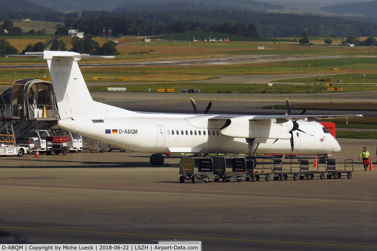 D-ABQM, 2006 De Havilland Canada DHC-8-402Q Dash 8 C/N 4119, At Zurich